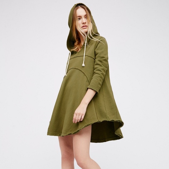 Dresses | Free People Luna Hoodie Dress 